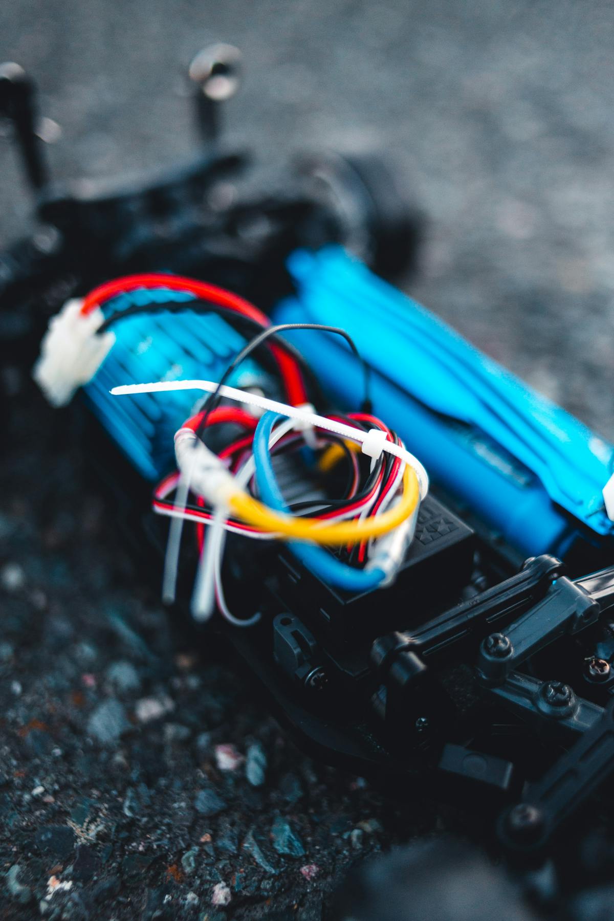 RC race track with cars competing